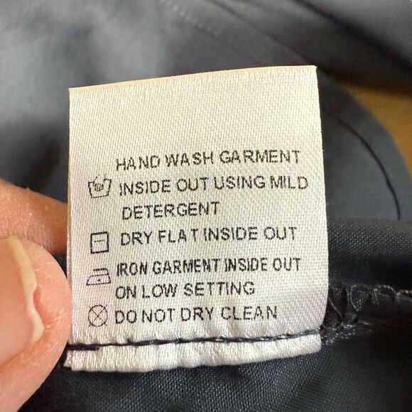 Strut And Bolt Top Milkmaid Peasant Prairie Blue Smocked Square Neck L - Picture 5 of 8